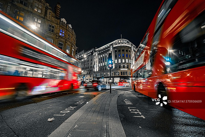 伦敦城的光速图片素材