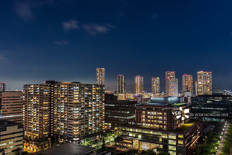 东京的鸟瞰图。图片素材