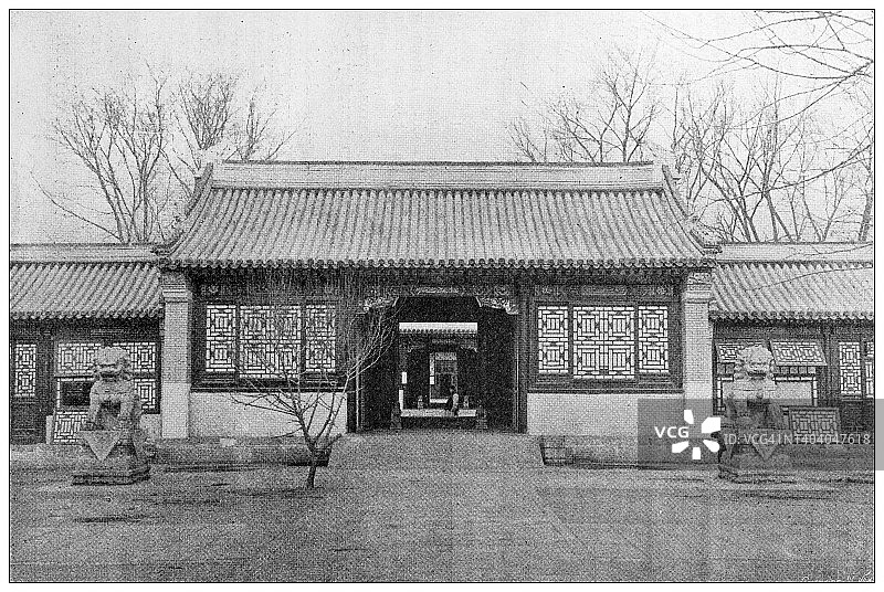 古色古香的图片:中国帝国大学图片素材