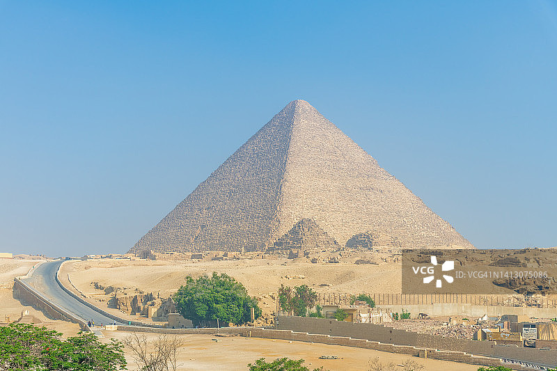 金字塔，吉萨，埃及。图片素材