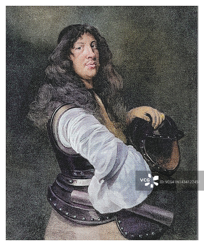 腓特烈二世肖像，赫塞-洪堡的兰德格雷夫(洪堡王子)图片素材