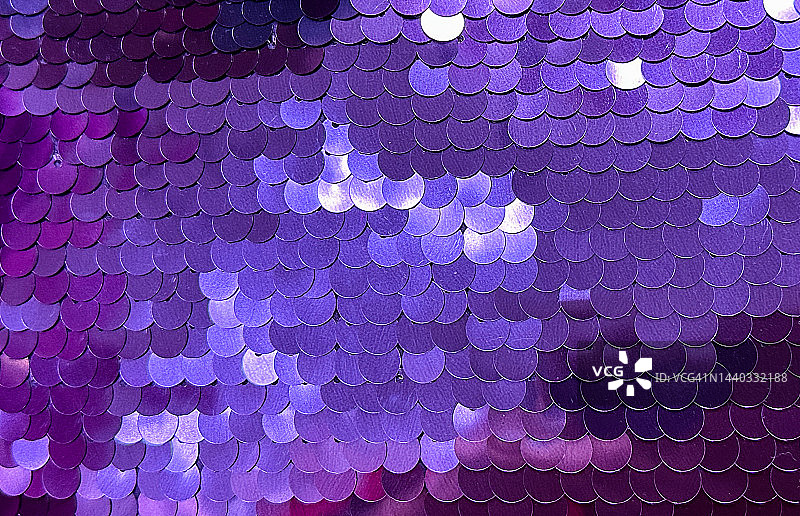织物上的多种紫色亮片图片素材