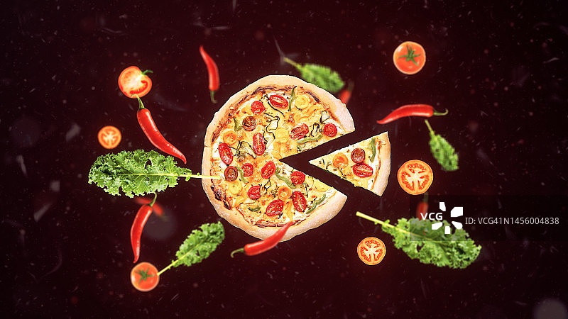 披萨设计背景图片素材