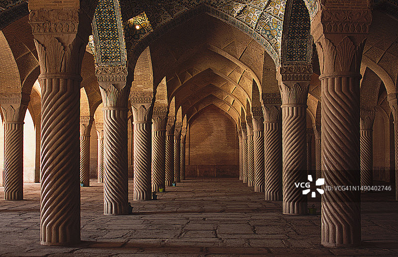 美丽的波斯建筑，设拉子，法尔斯省，伊朗图片素材