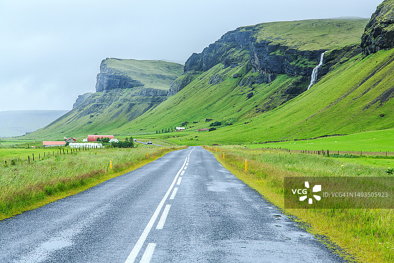 环形路。维克。冰岛南海岸。图片素材