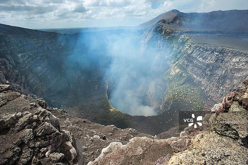 尼加拉瓜，马萨亚，马萨亚火山国家公园图片素材