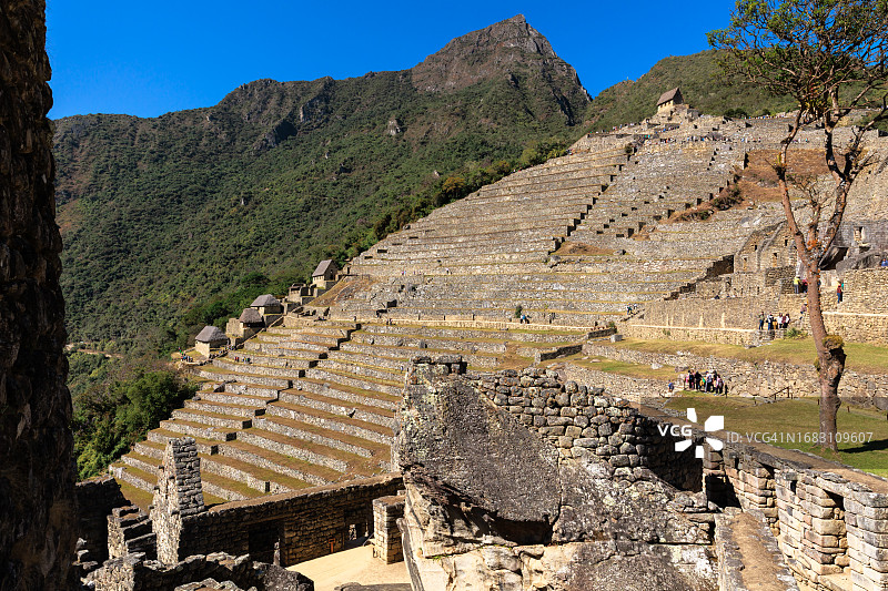 秘鲁库斯科的马丘比丘图片素材