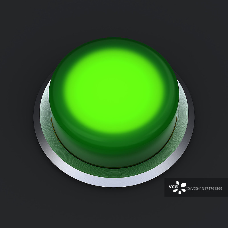 亮绿色按钮图片素材