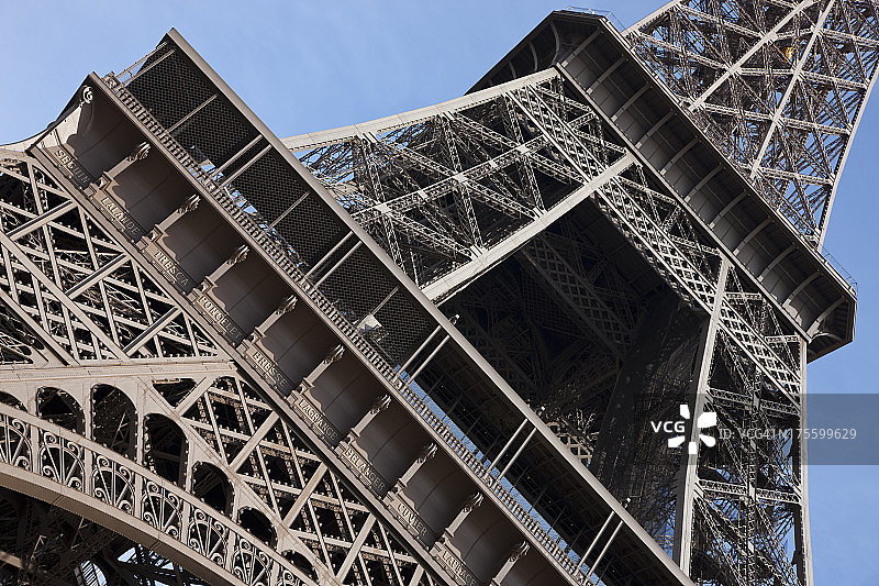 巴黎的埃菲尔铁塔图片素材