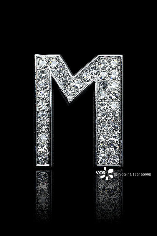 钻石字母M图片素材