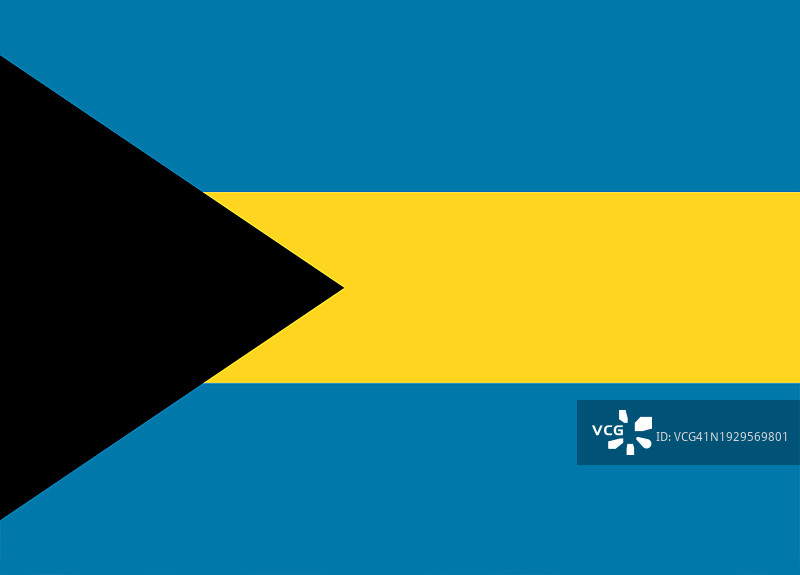 巴哈马群岛国旗图片素材