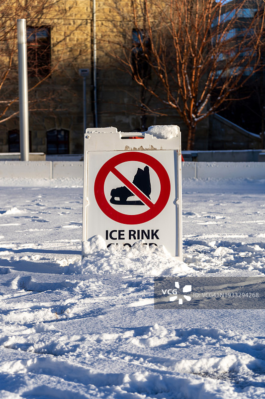 禁止滑冰标志图片素材