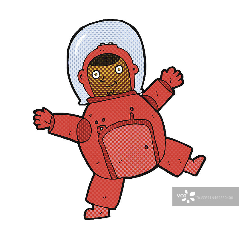 漫画卡通宇航员图片素材
