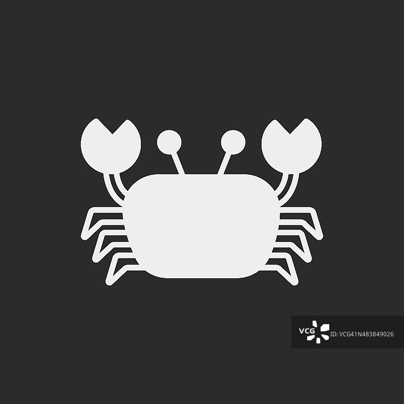 螃蟹图标图片素材