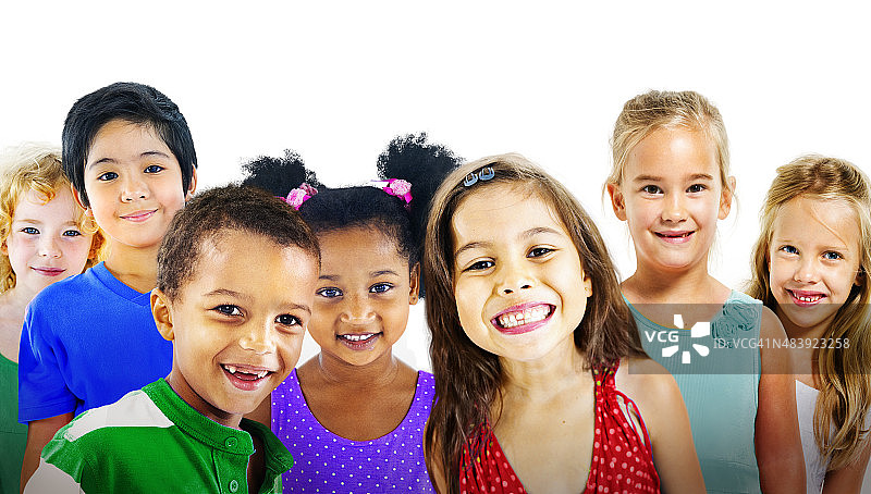 孩子，孩子，多样性，友谊，快乐，快乐的理念图片素材