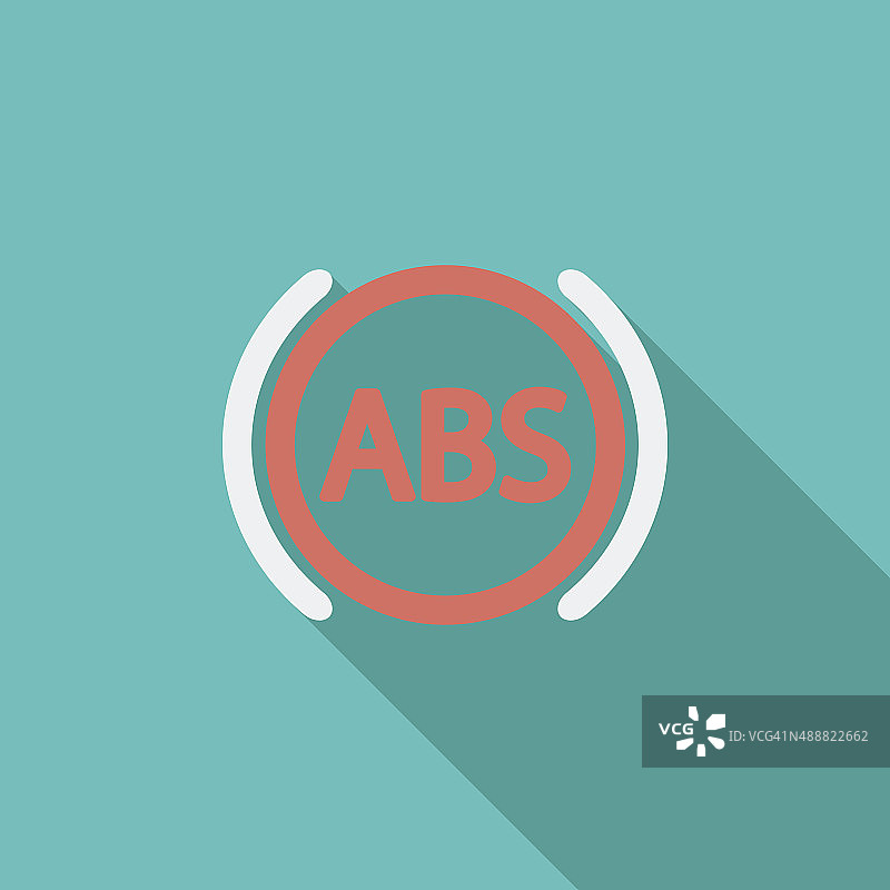 ABS平面单图标图片素材