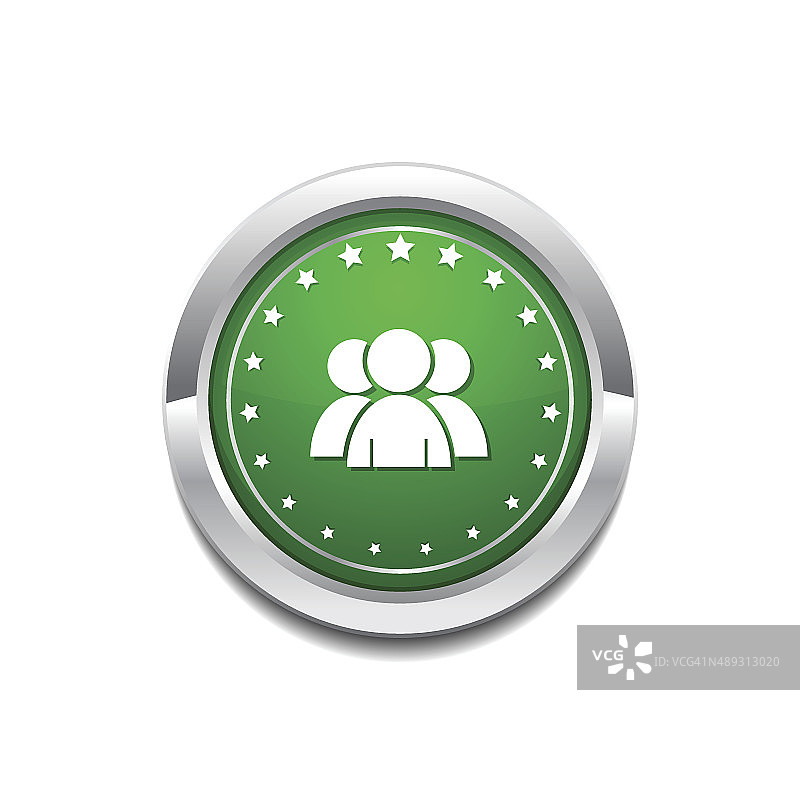 用户圆形矢量绿色web图标按钮图片素材