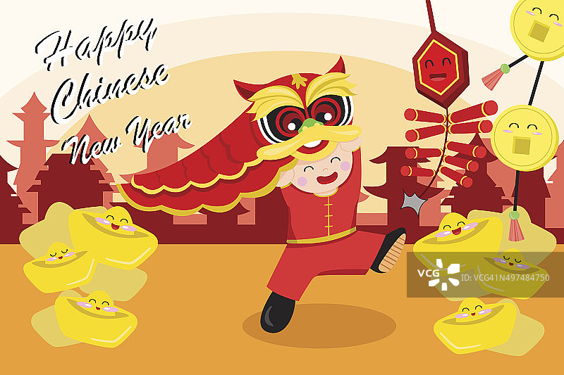 中国新年贺卡图片素材