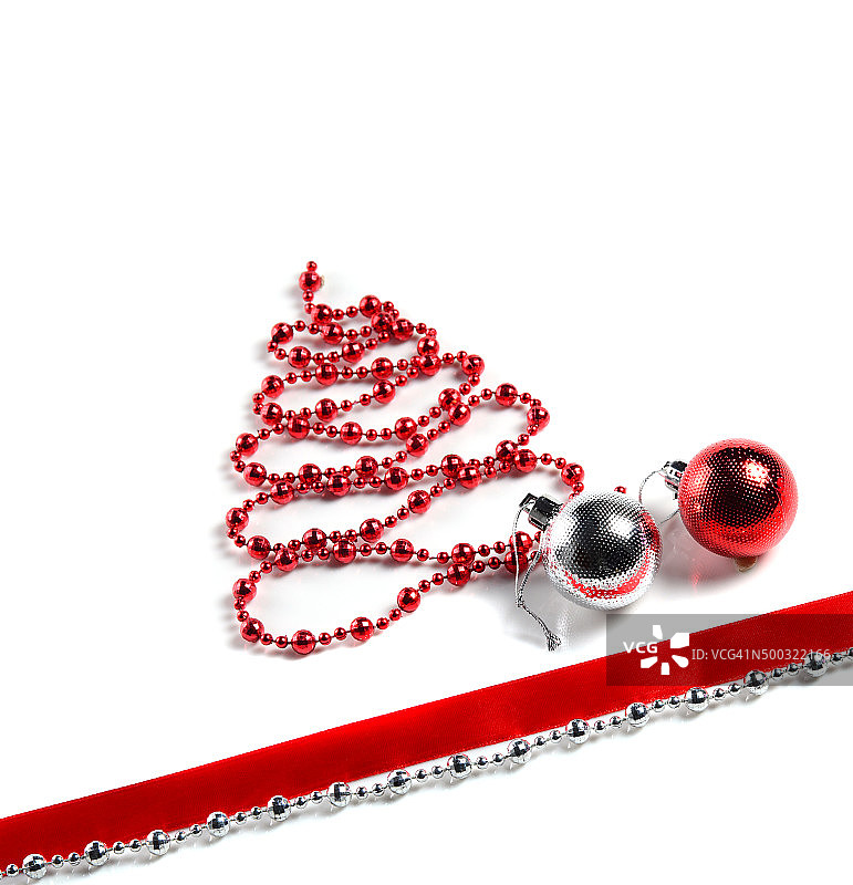 圣诞装饰，圣诞树的装饰用球图片素材