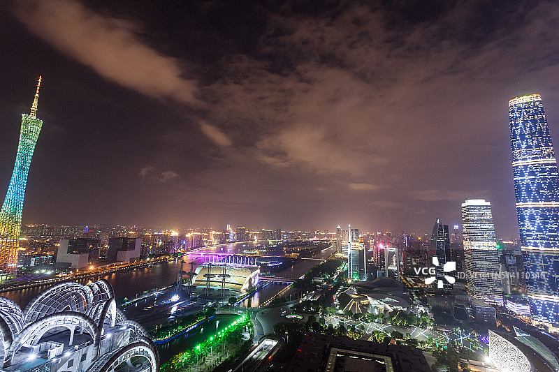 广州地标高架景观图片素材