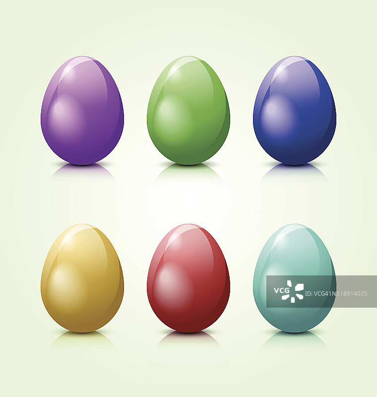 彩色的复活节彩蛋图片素材