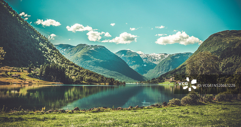 挪威美丽的风景图片素材