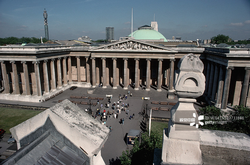大英博物馆外观，伦敦图片素材