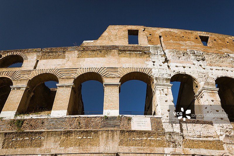 罗马圆形大剧场的墙壁图片素材