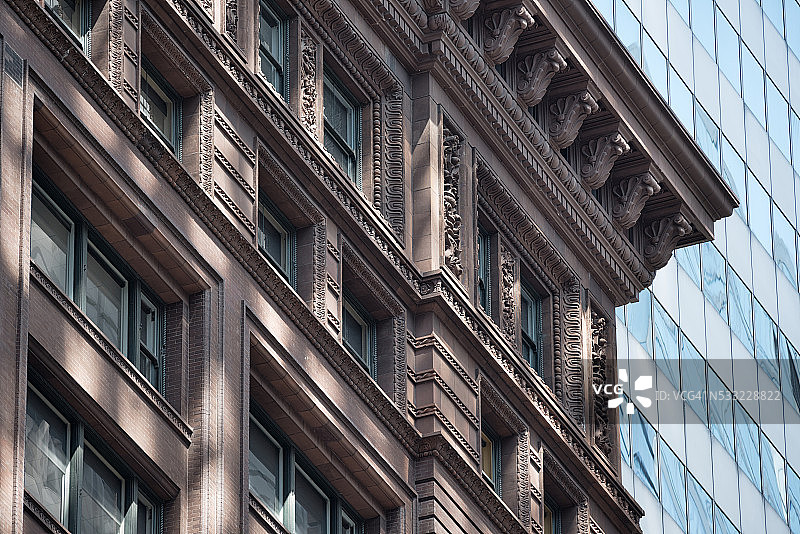 马奎特大楼在环路，芝加哥市中心图片素材