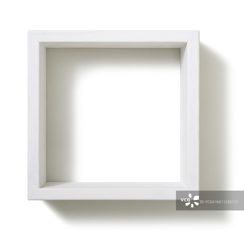 盒子架子孤立的白色背景图片素材