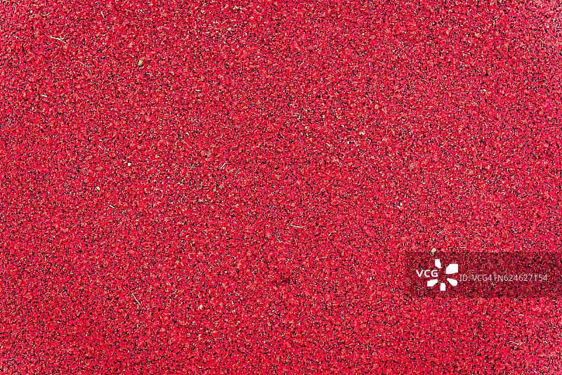 红色跑道橡胶质地。俯视图橡胶运行轨道图片素材