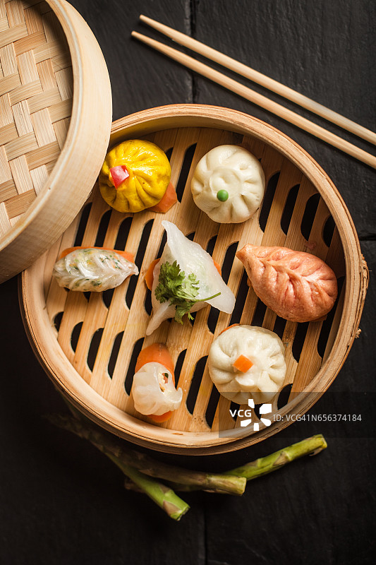 点心饺子。中国传统食物图片素材