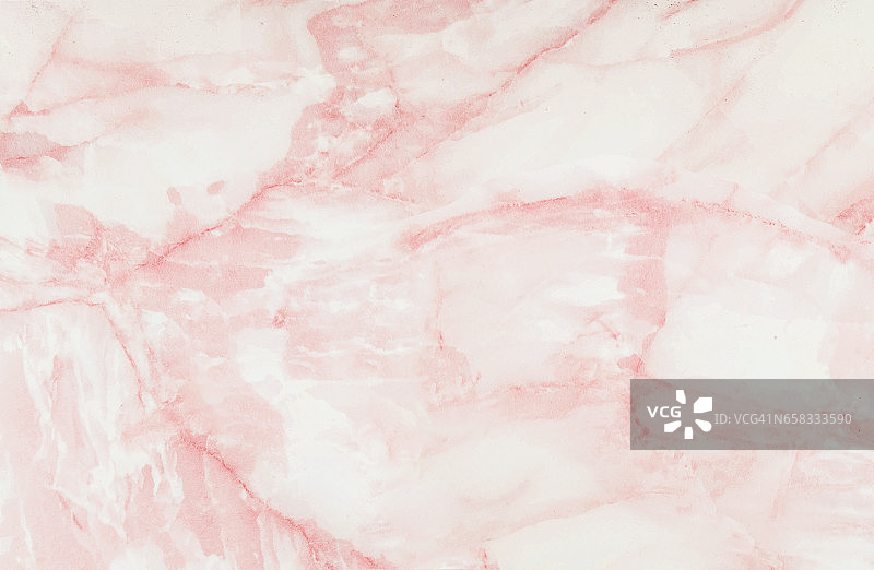 特写表面抽象的大理石图案在粉色大理石的石材地板纹理背景上图片素材