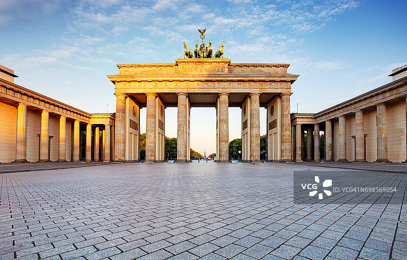 德国柏林的勃兰登堡门图片素材