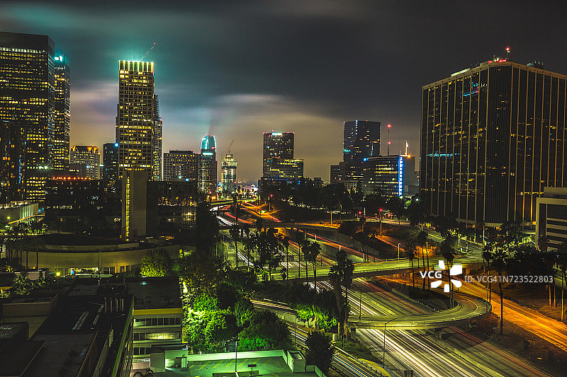 “洛杉矶市中心景观”图片素材