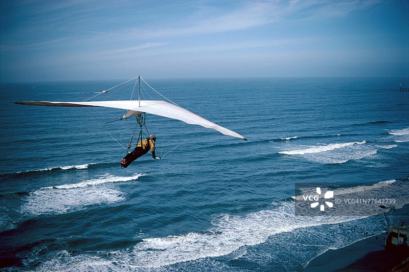 悬挂式滑翔机图片素材