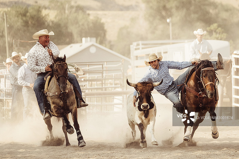 犹他州的牛仔生活方式图片素材