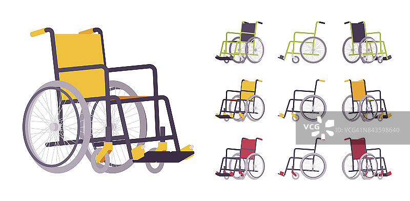 轮椅动画设置图片素材