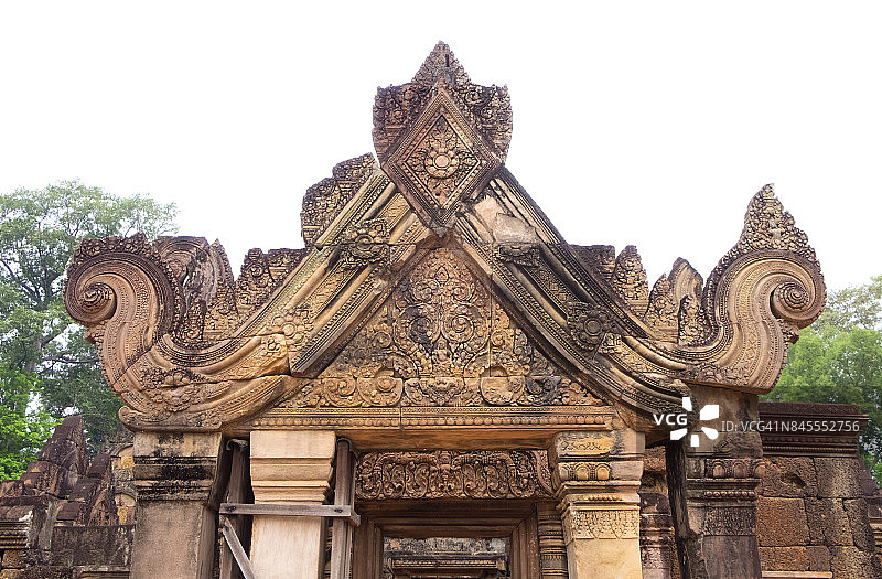 柬埔寨班迭寺图片素材
