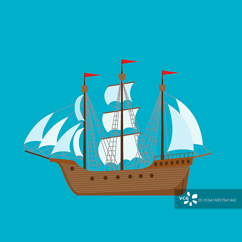 船舶巡洋舰船舶海洋标志船舶旅游产业矢量帆船邮轮海洋标志图片素材