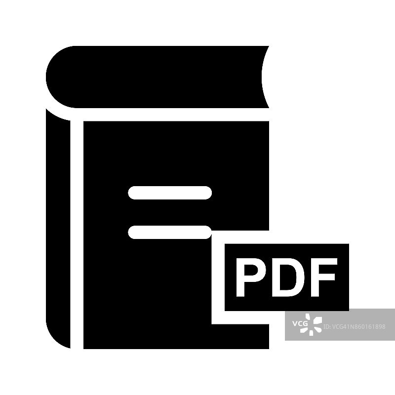 PDF字形矢量图标图片素材