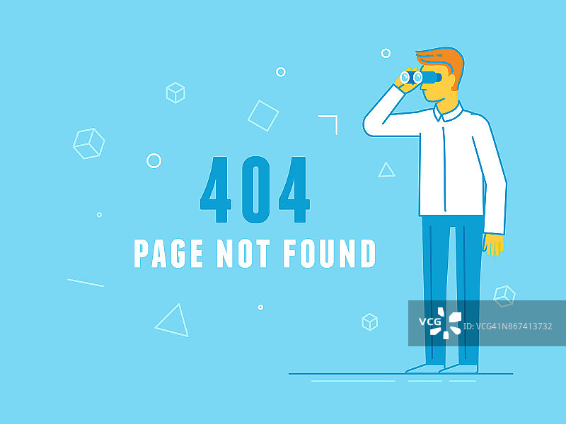 404页面设计模板和网站正在建设中图片素材
