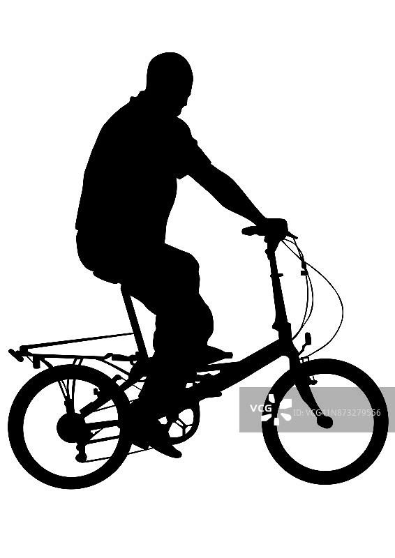 骑自行车的男孩在白色图片素材