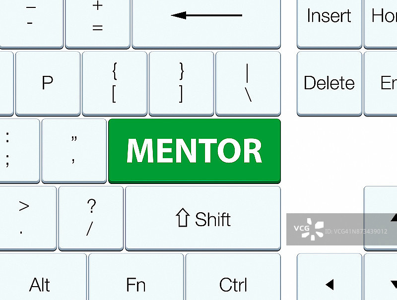 Mentor绿色键盘按钮图片素材