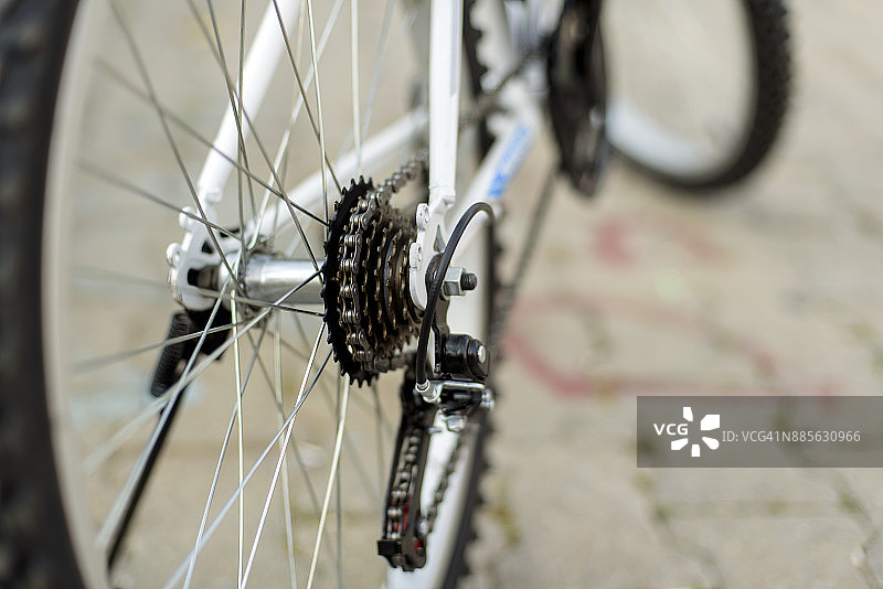 自行车齿轮及链条图片素材