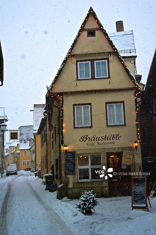 德国圣诞市场和城镇图片素材