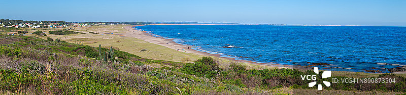 Punta Negra海滩，Piriápolis市附近，乌拉圭图片素材