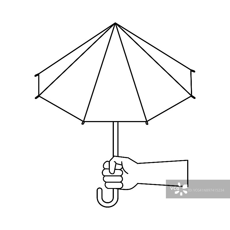 伞天气符号图片素材
