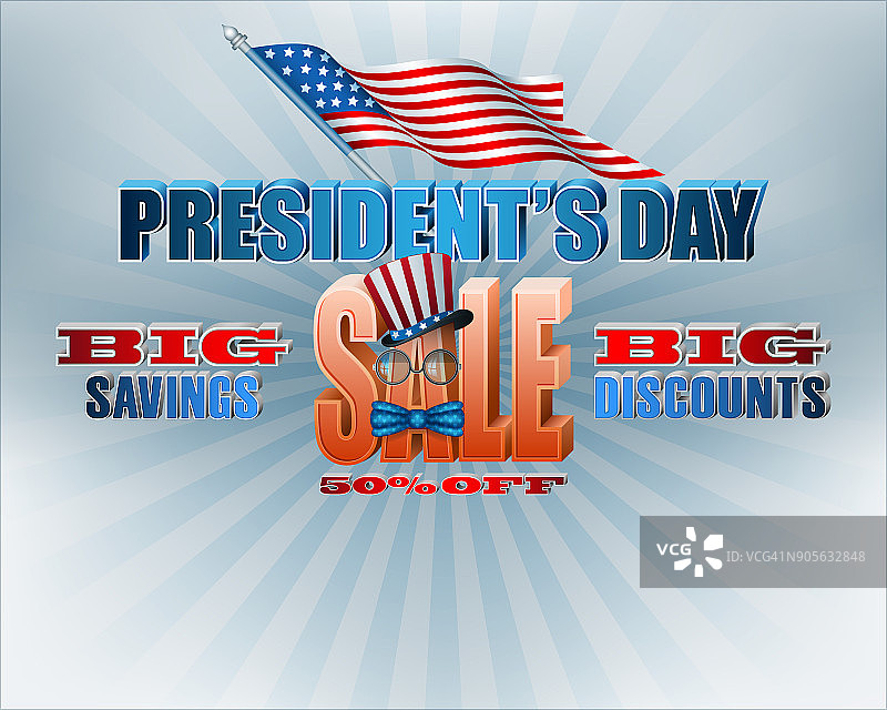 总统日，销售，商业活动图片素材