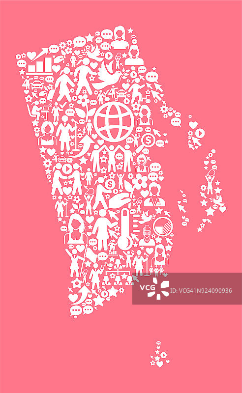 罗德岛妇女权利矢量图标模式图片素材